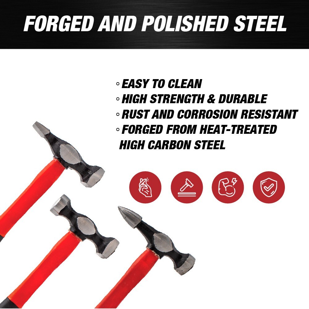 7pcs Cast Iron Auto Body Repair Tools Panel Beating Set Fender Tool Kit Hammer