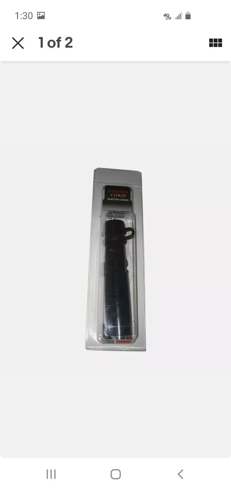 Thunder Cloud Injector Loader Holds Powder Projectile and Cap Bullet Starter