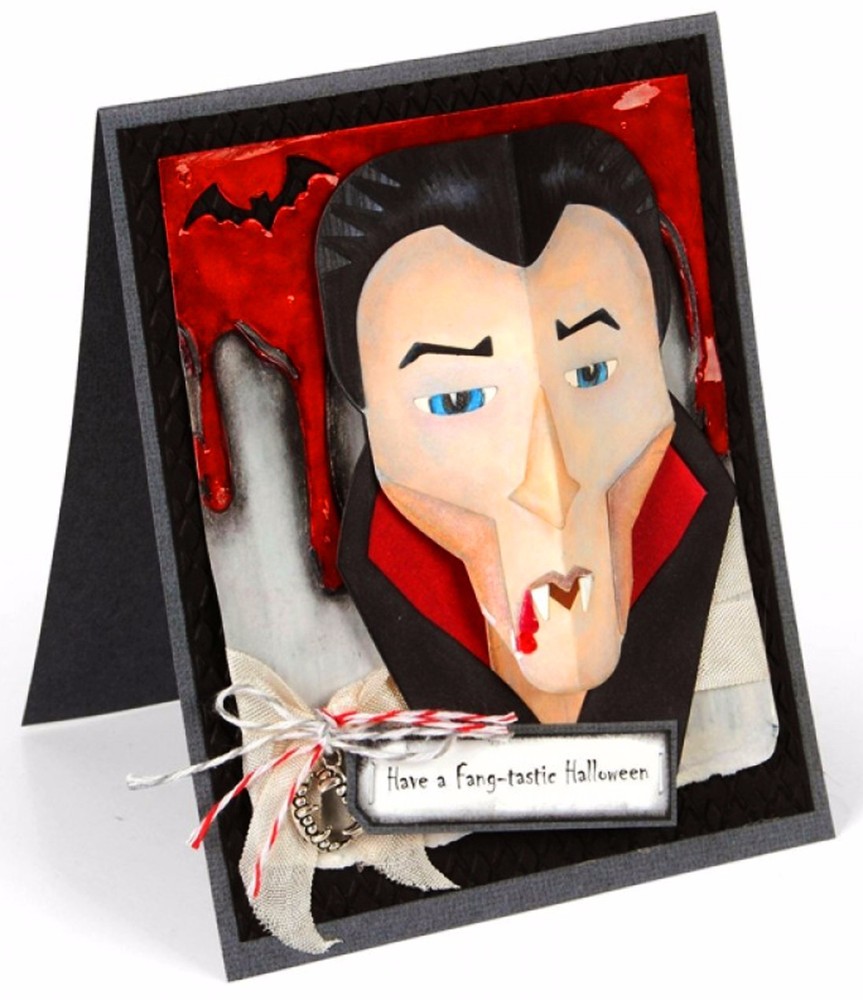 Sizzix Thinlits Vampire 8pc #660960 Retail $19.99 by Tim Holtz NIP Retired