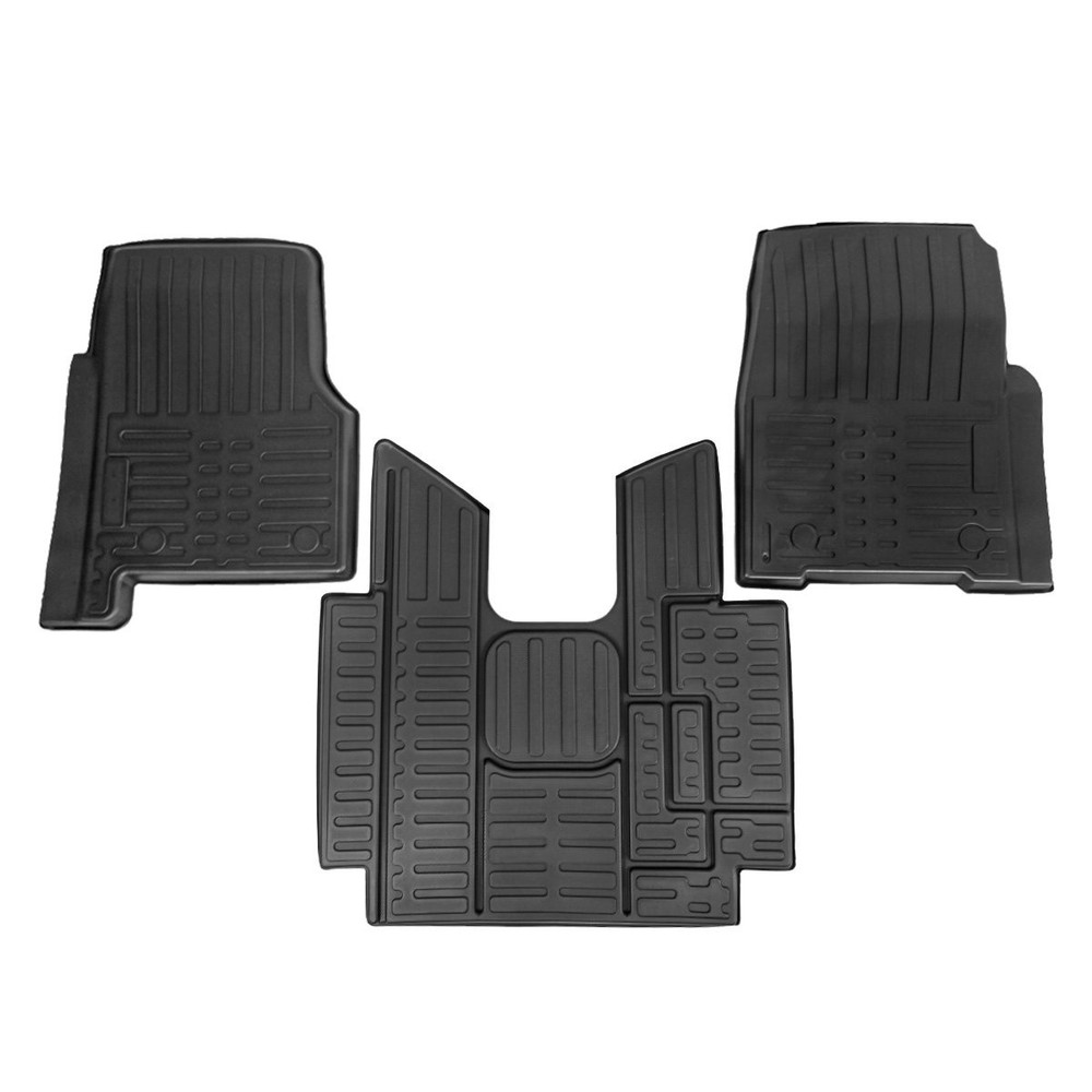 3PCS Floor Mat Floor Liners Set For Freightliner Cascadia 113 125 & Evolution
