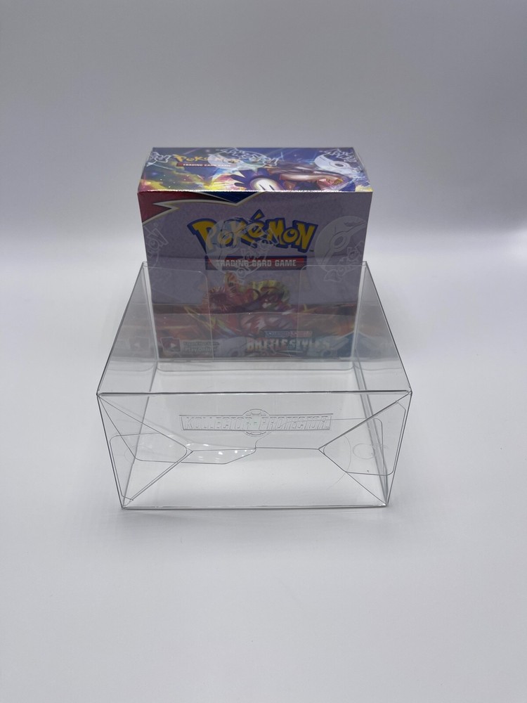 5 Pack SCRATCH & UV RESISTANT 0.50mm Thick Box Protector For Pokemon Booster Box