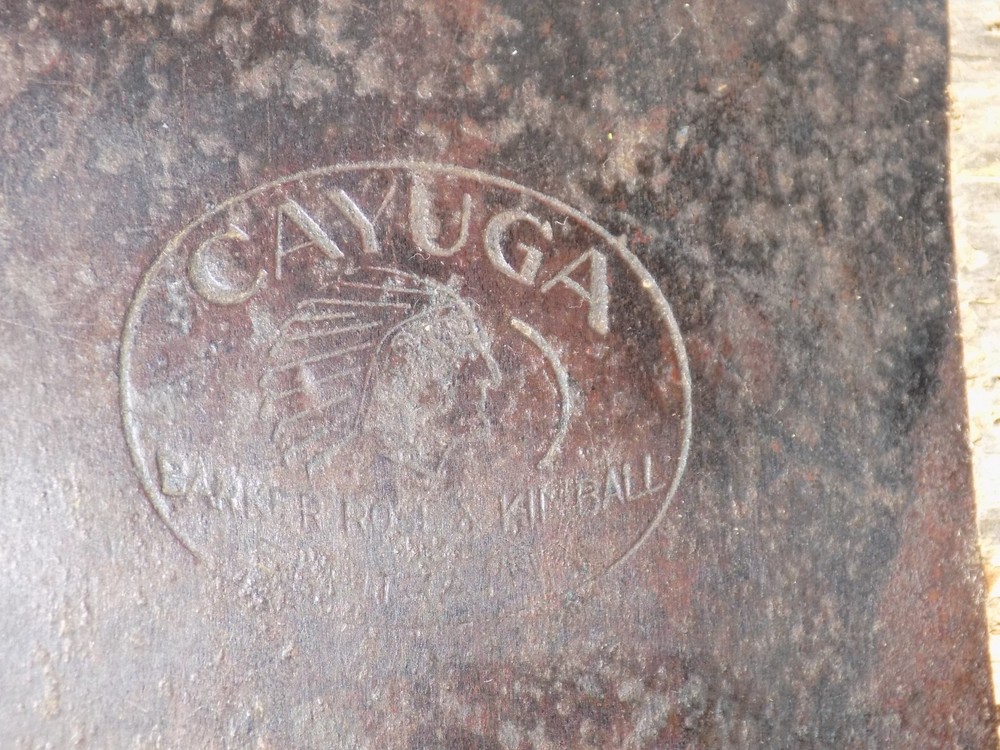 Vintage Cayuga Small Logo Double Bit Axe Head