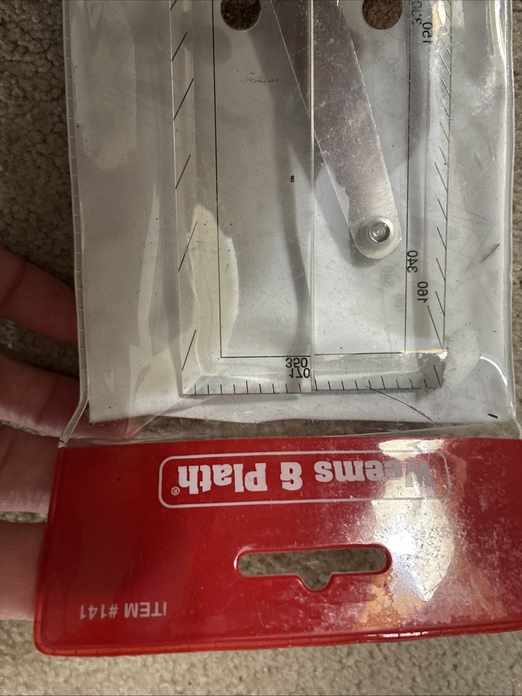 Weems & Plath Marine Navigation Parallel Ruler 15”