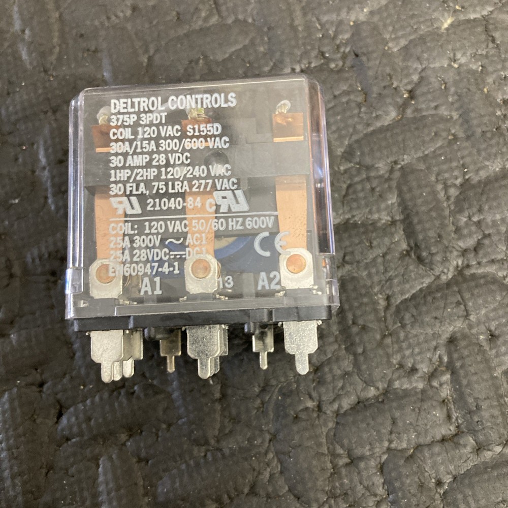 Deltrol 375P 3PDT 120VAC Relay