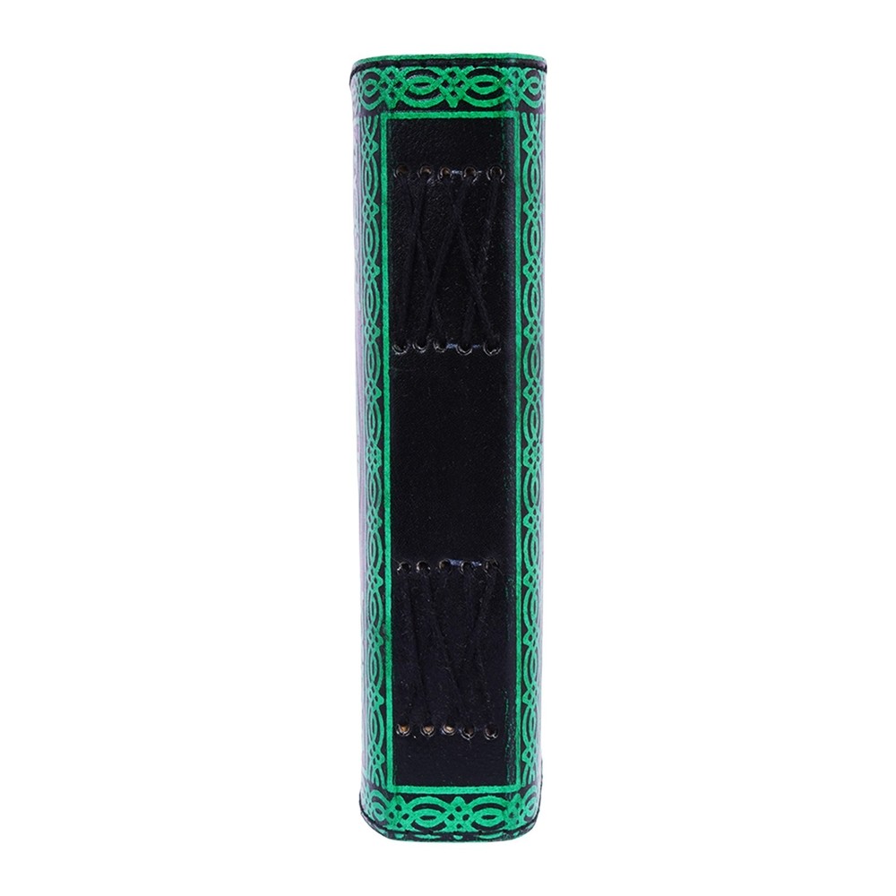 Ancient Green Dragon Embossed Leather Journal, Handmade Notebook