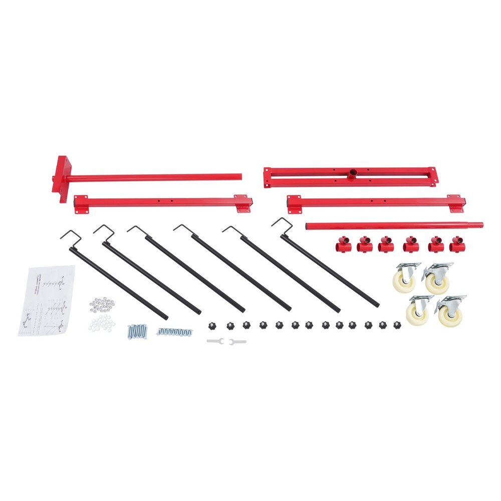 Panel Tree Paint Stand, Panel Holder, Panel Paint Stand with 6 Hooks Auto Repair