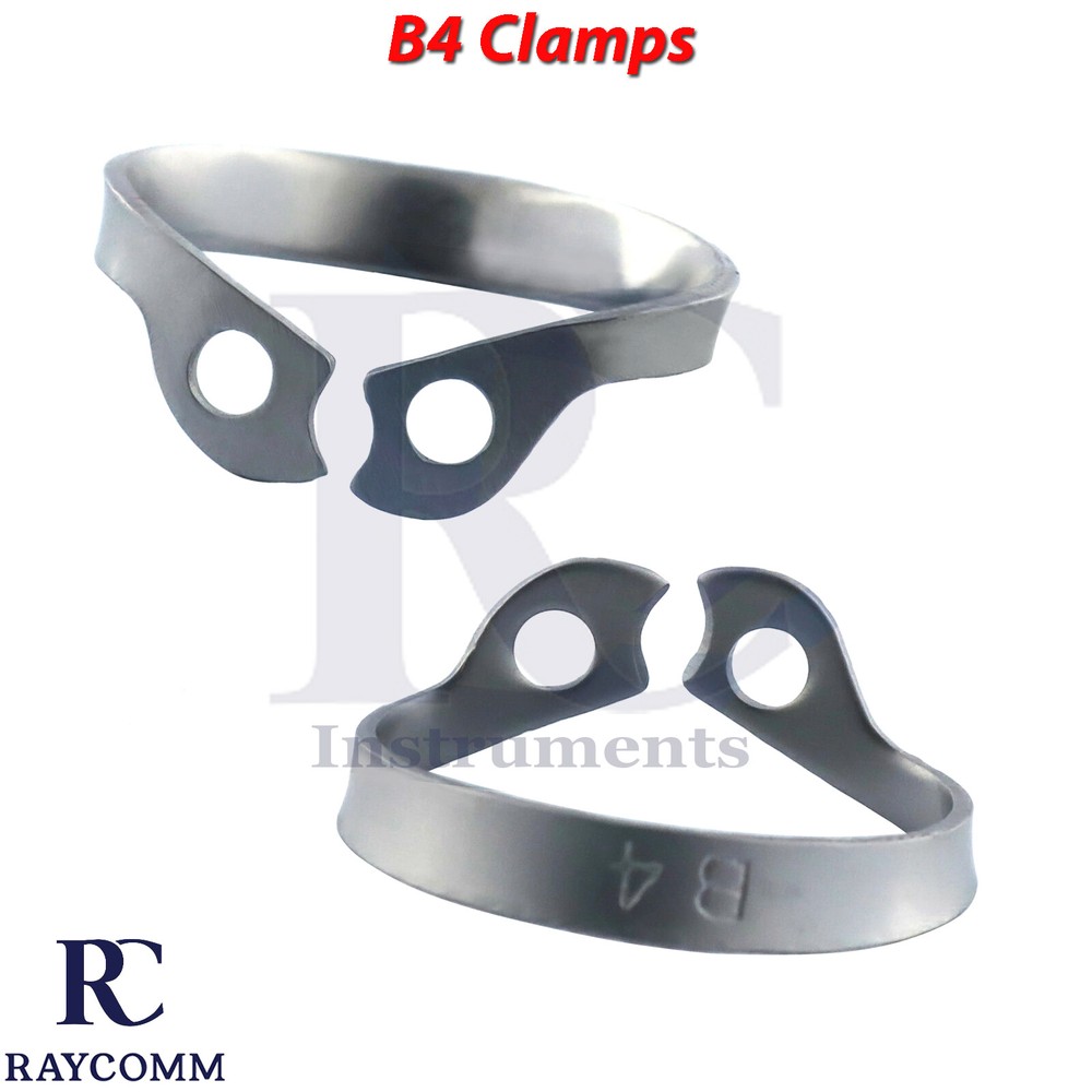 Dental Hygenic Brinker Universal Rubber Dam Clamps B4 Clamps Brinker Tissue Tool