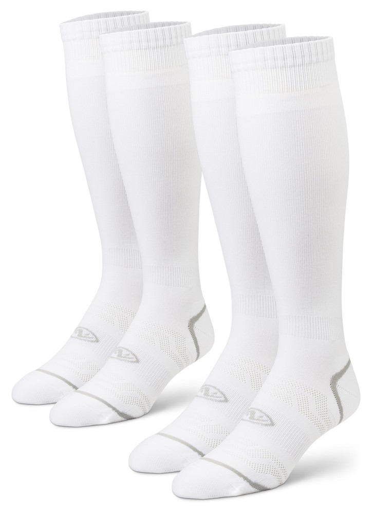 SOCCER SOCKS 2 Pack Black/White Small Medium Large Available