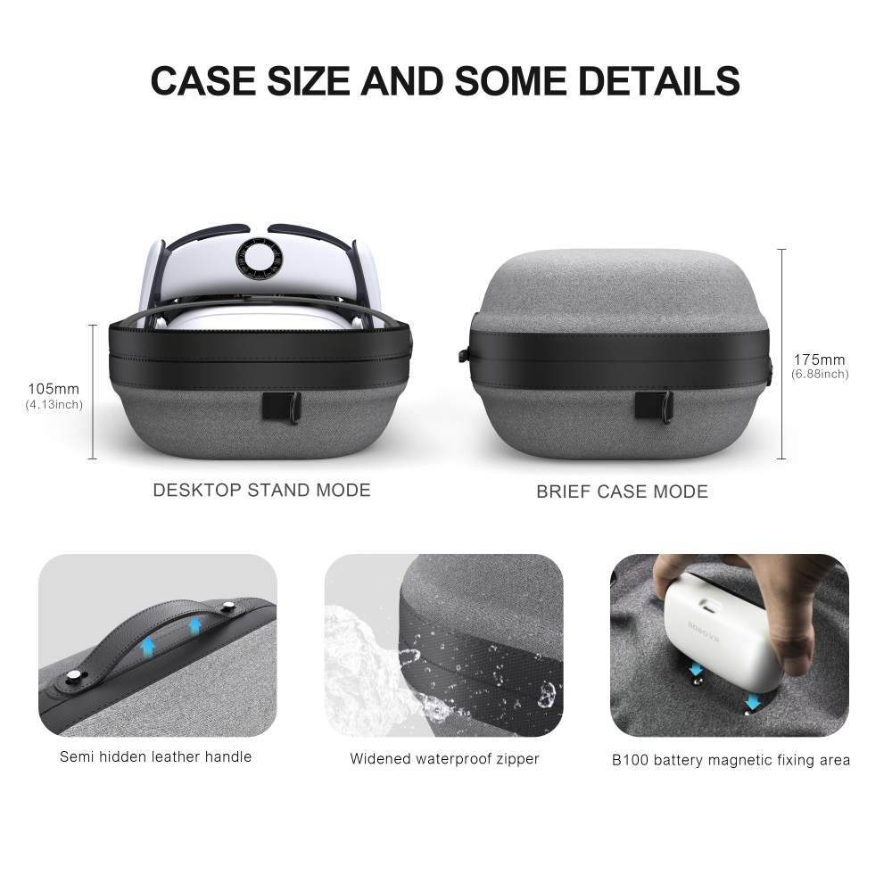BOBOVR C3 Carrying Case,Three Versatile Modes, Compatible with Meta Quest 3