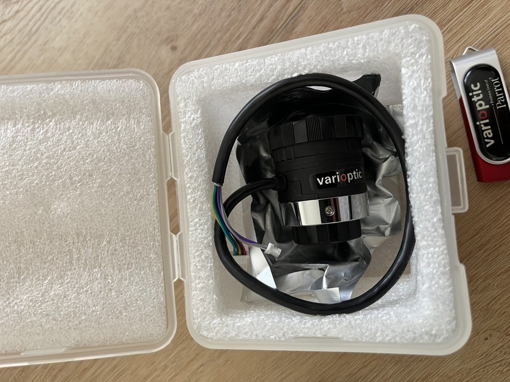 Caspian varioptic C-C-39N0-160-I2C electronically focus lens + C-Com Board - V2
