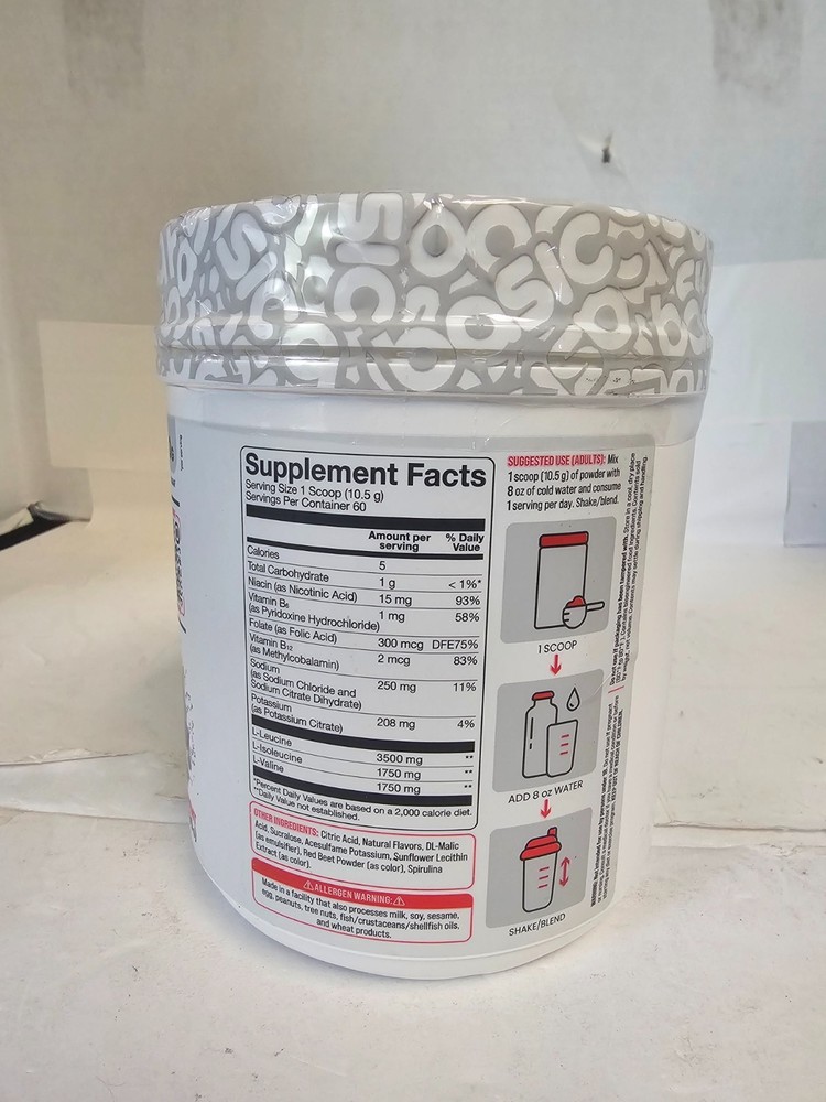 BASIC SUPPLEMENTS BCAA Powder Blueberry Lemonade Ex 10/26