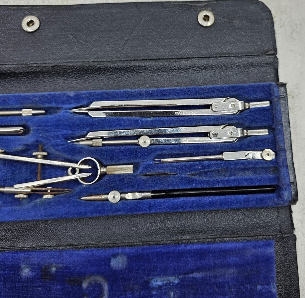 Vintage Cramercy Drafting Set And Compass Made in Germany