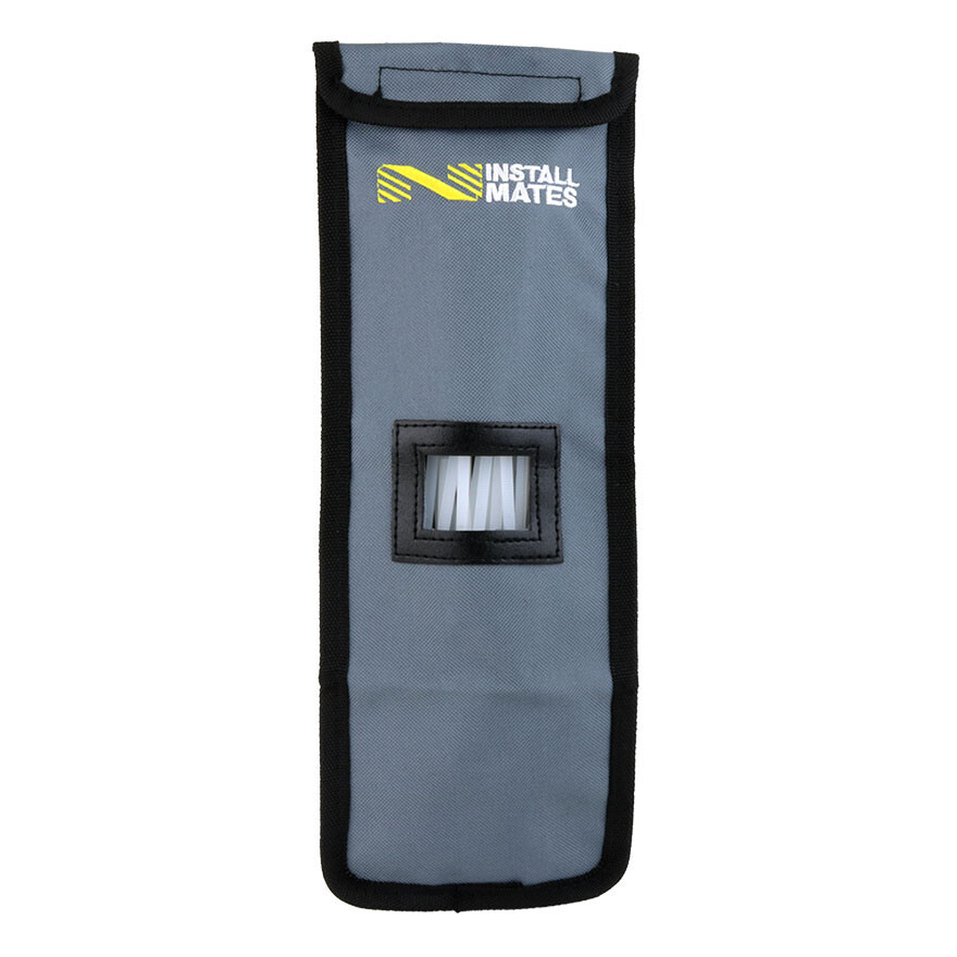 Installmates 11" Zip Cable Ties Holder Pouch with Belt Hook & D-Ring