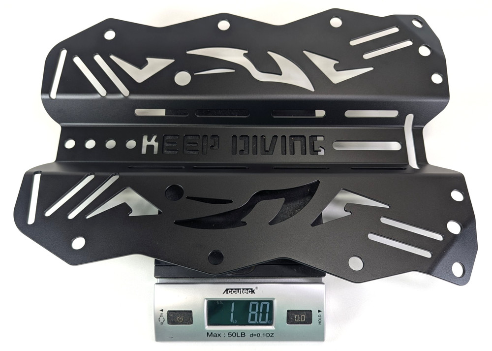 Keep Diving Aluminum Backplate Tech Scuba Side Mount Doubles BCD BC Lightweight