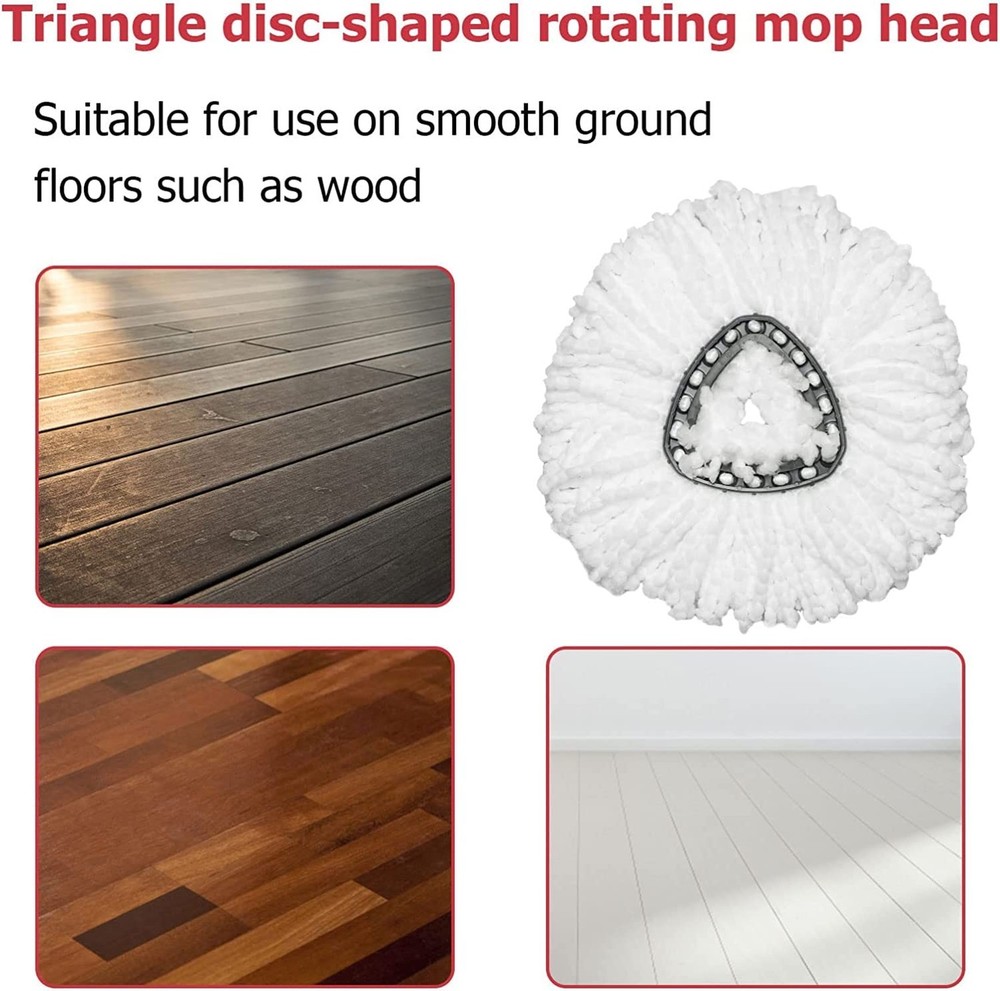 O-Cedar Spin Mop Replacement Head Set with Base and 30" to 58" Handle, Combo ...