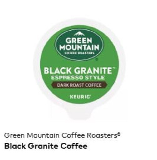 𝑲𝒆𝒖𝒓𝒊𝒈 𝑲-𝒄𝒖𝒑𝒔 Green Mountain Black Granite 72 Count