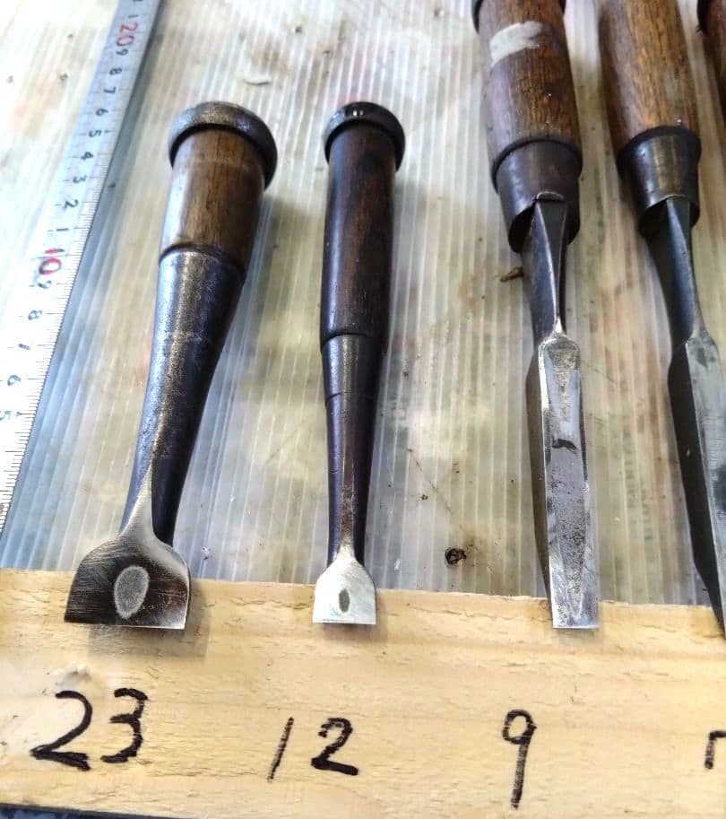 Kumi Nomi Set 6pc Woodworking Chisel Collection Fine Hand Tools Ready