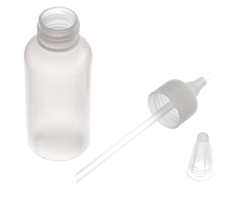 Two 5" Plastic Snifter Bottle For Gold Panning 3 FL Oz