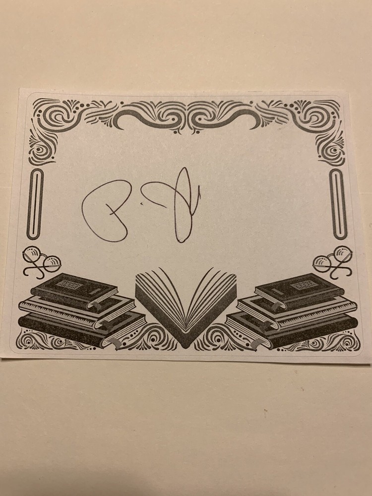 Pam Jenoff Author Signed Bookplate Autographed New