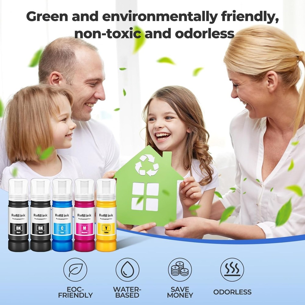 Professional Grade Ink Refill Bottles for ET Series Printers