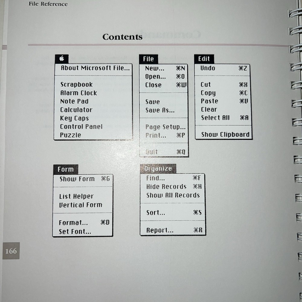 1984 Microsoft FILE Data Management Program MANUAL Only Macintosh 128K 512K RARE