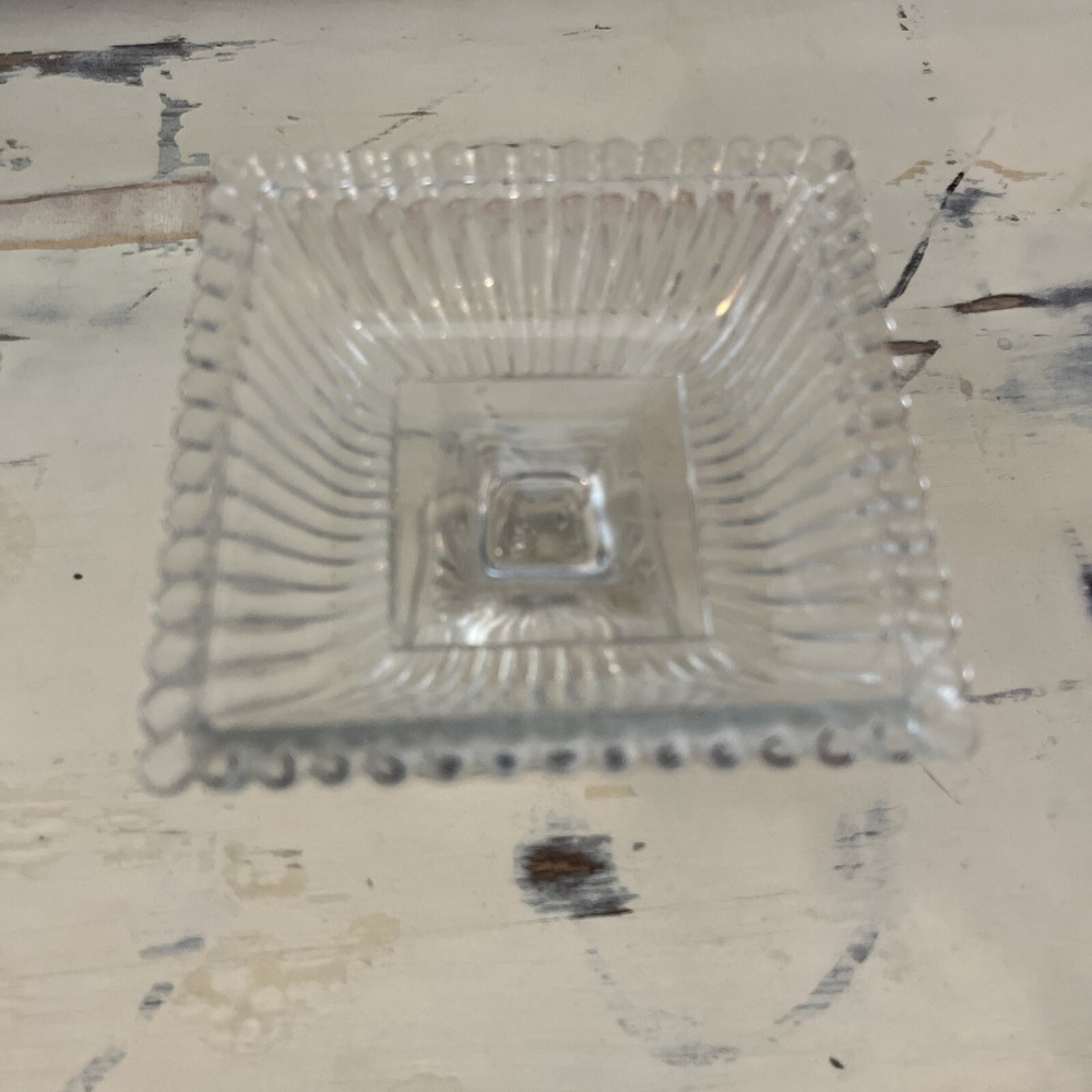 Crystal Pedastool Dish Small 3.5 in