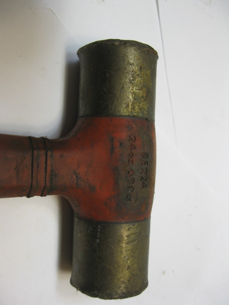 Snap-on tools 24oz Brass Hammer BE224 USA Nice!