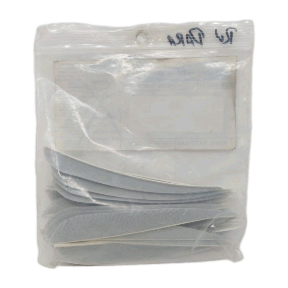 24 Count Gateway Feathers 5" Right Wing: Parabolic Gray