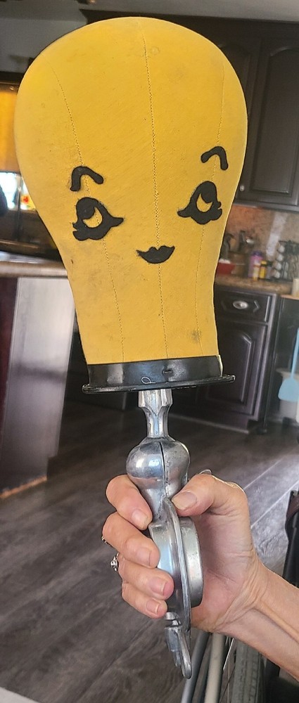 Vintage Mannequin Head With Mount