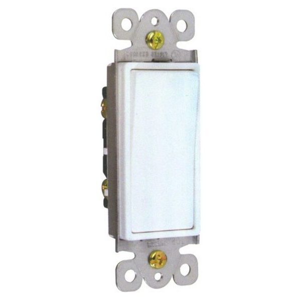 Morris 82051, Decorative Switch, 15A-120/277V, White