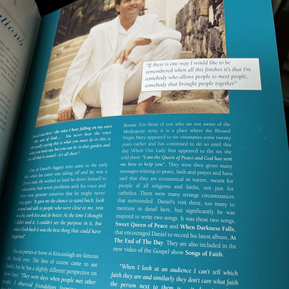 Daniel O'Donnell Official Tour Program Programme 2003 VG+