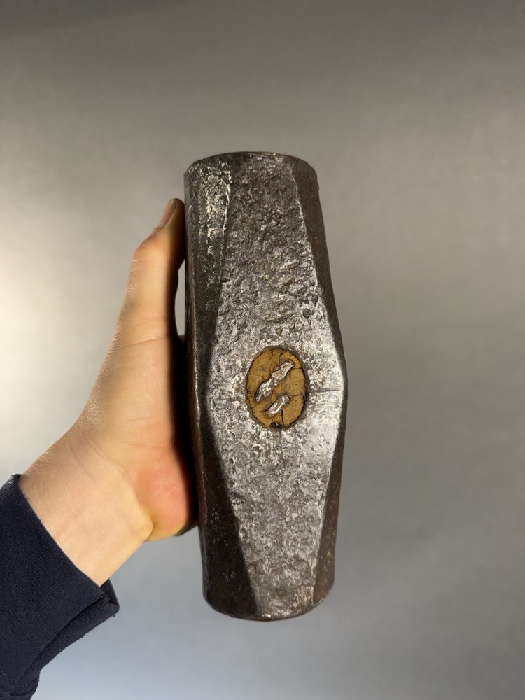 VINTAGE 15lb 4oz Nevada Pattern Sledge Hammer Head. Huge, Large.
