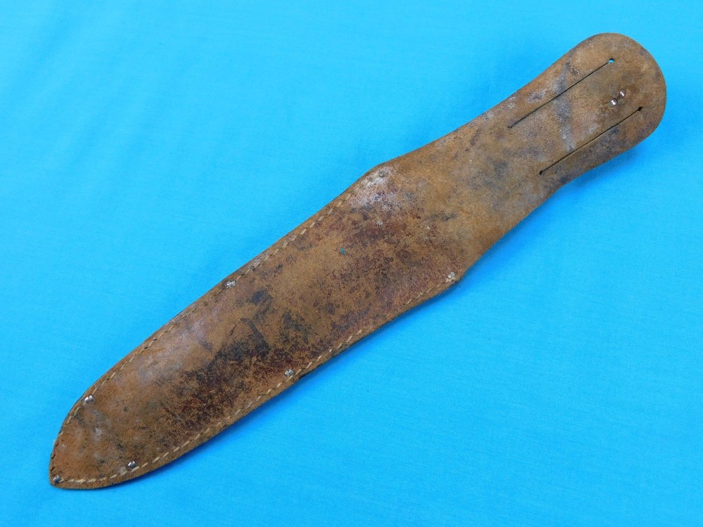 US WW2 Fighting Knife Leather Sheath Scabbard