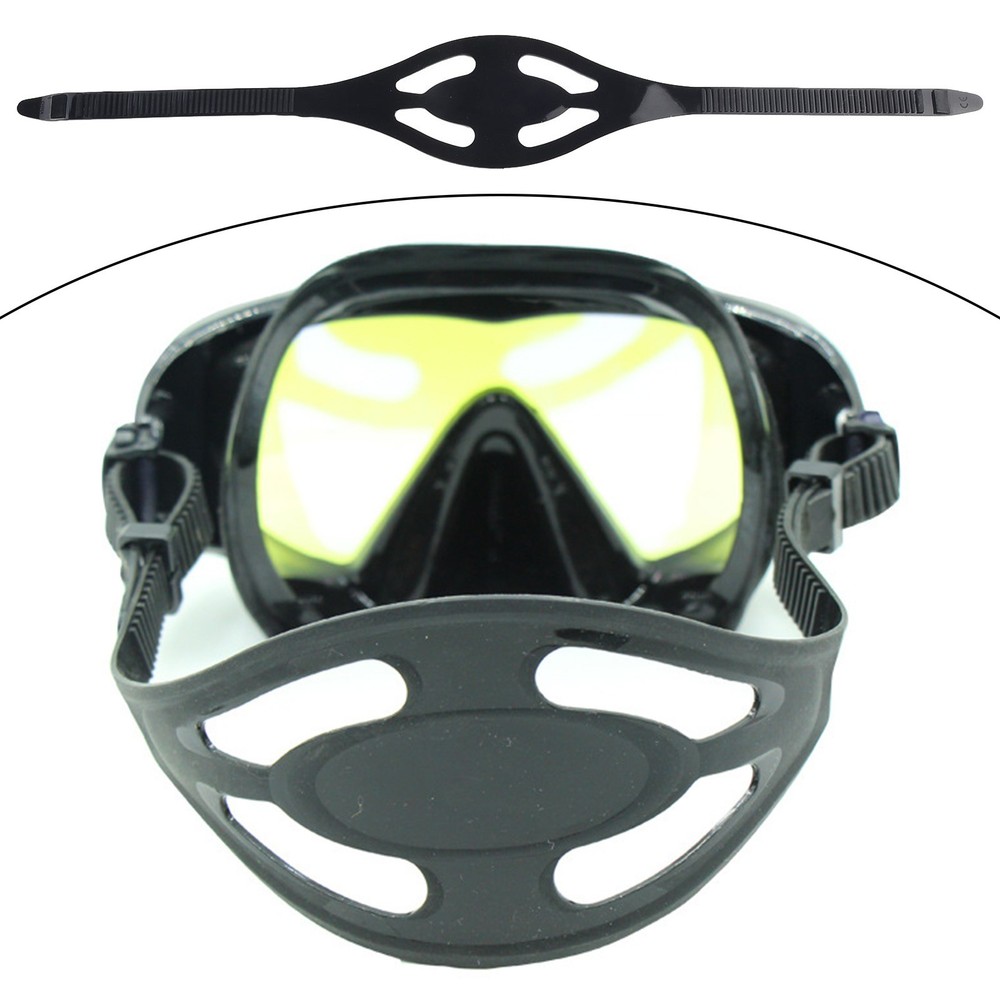 Convenient and Long lasting Dive Mask Strap Replacement in Silicone Material
