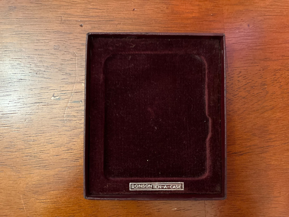 Vintage Ronson Ten-a-Case Cigarette Lighter