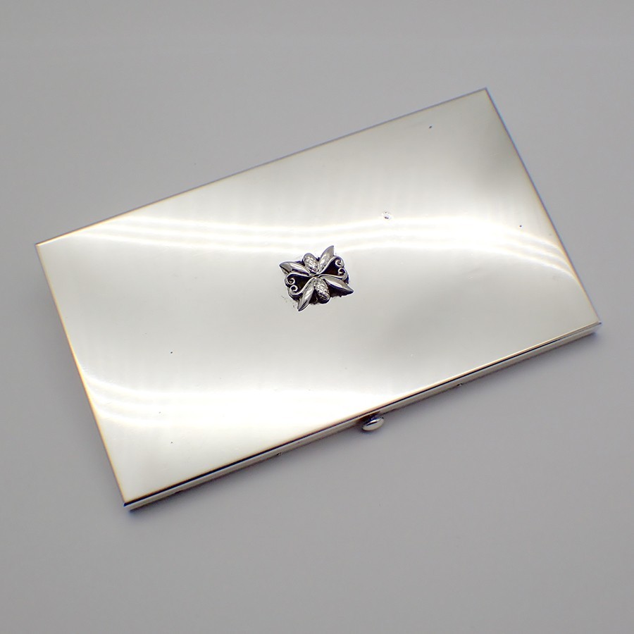 Cigarette Case Georg Jensen Inc USA Sterling Silver