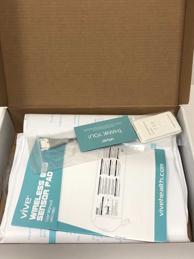 New Vive Wireless Bed Sensor Pad LVA1O74BED Has Bluetooth-Enabled Transmitter