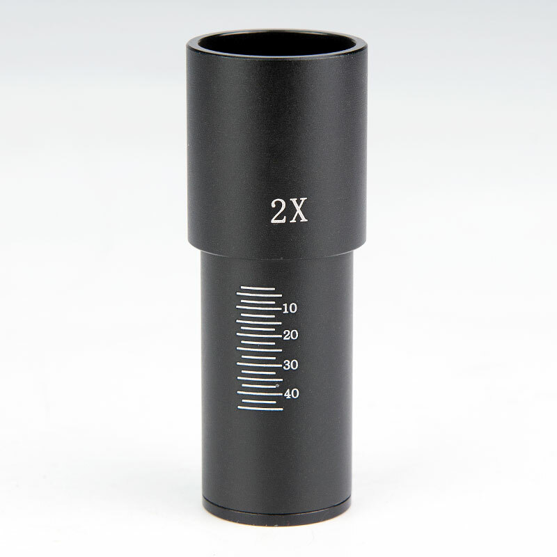 1pc 2X Microscope Barlow Eyepiece Magnification lens for Biological Microscope