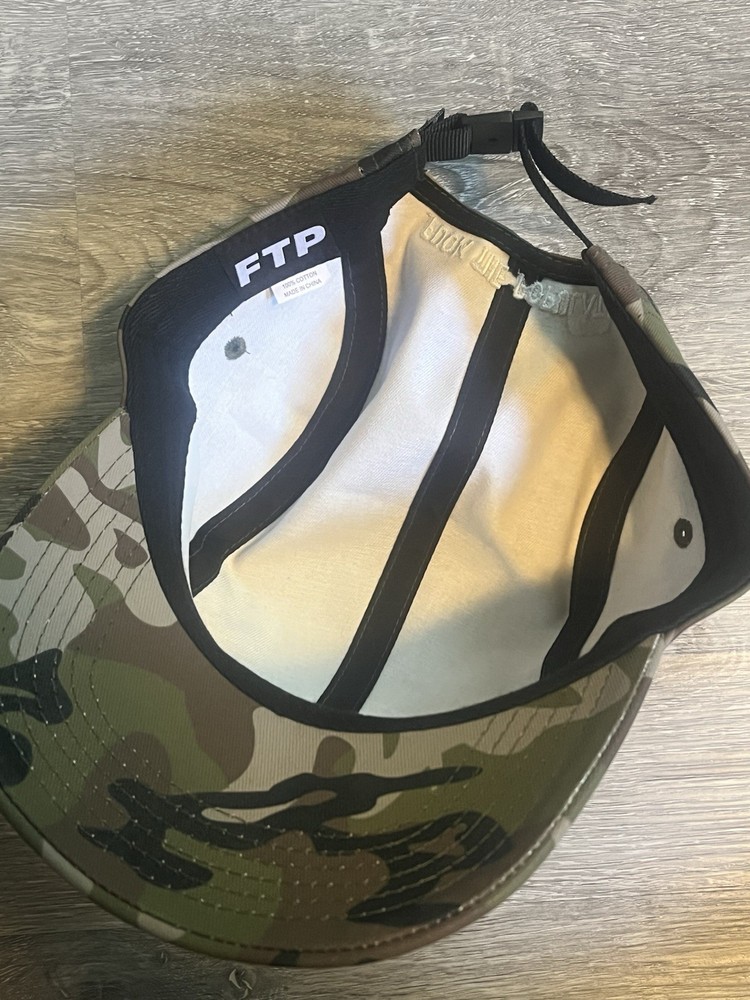 FTP detachable LOGO CAMP HAT(BLACK