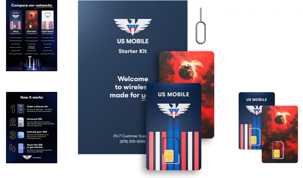 5G Prepaid SIM Card Package – Custom Plans Starting at $4/mo, Instant Activation