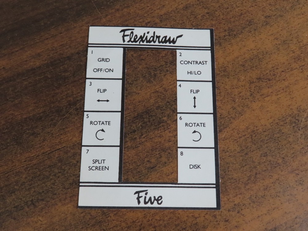 Flexidraw 5.5 Program Software Commodore 64 C-64 1987 Inkwell Systems
