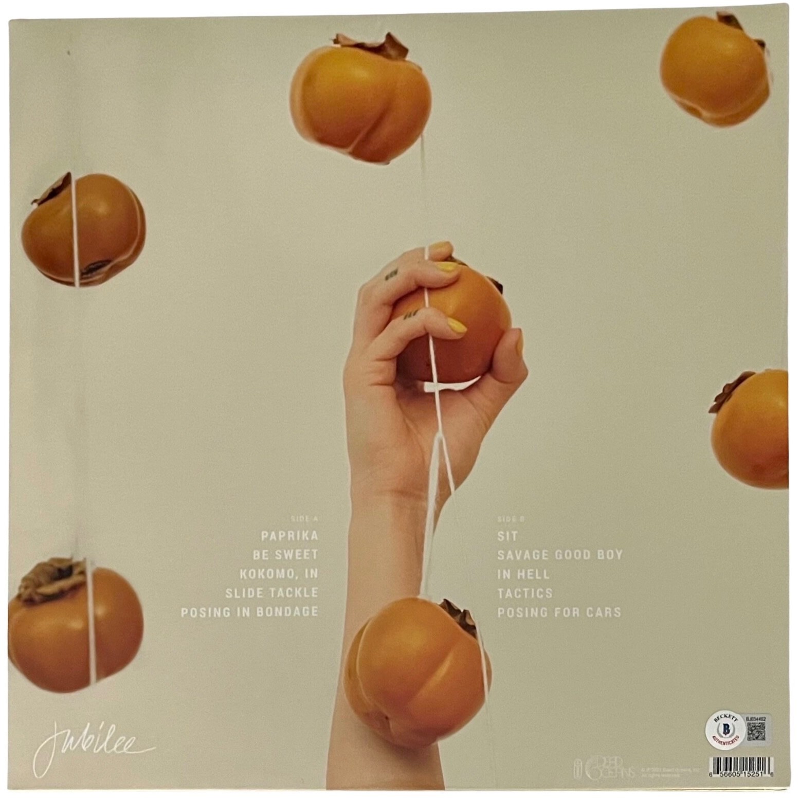 Michelle Zauner Signed Japanese Breakfast Jubilee Vinyl Record Beckett BJ034462