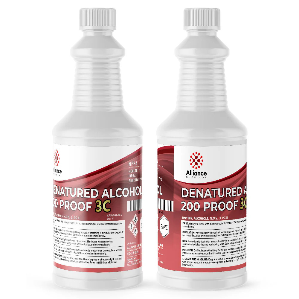 Denatured Alcohol 200 Proof 3C - 2 Quarts