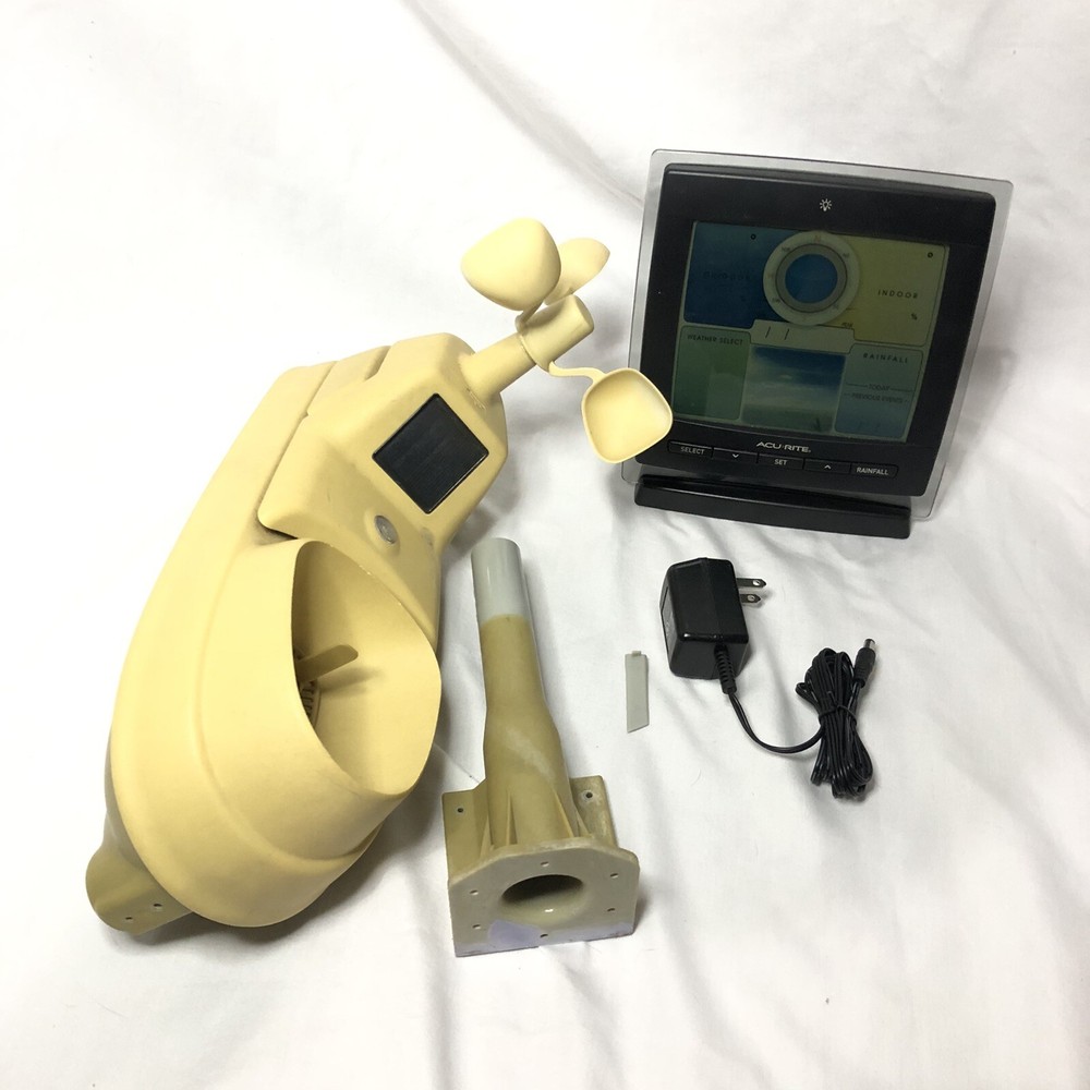 AcuRite Easy 5-in-1 PRO Weather Station Wireless Sensor Model 01533 Display Box