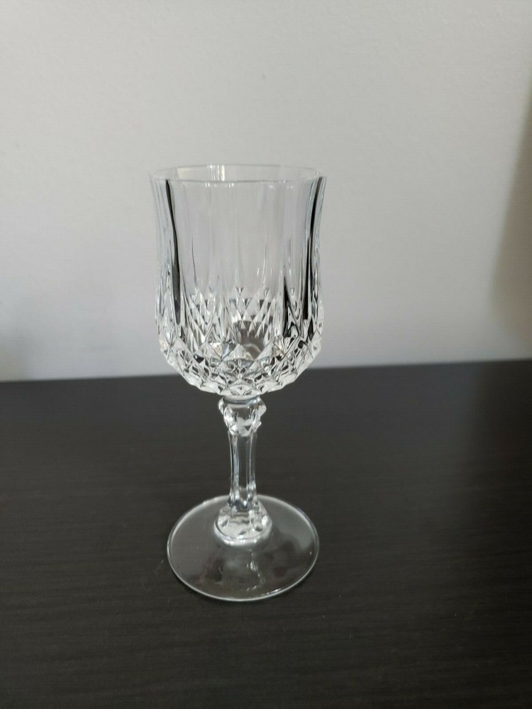 Crystalline liqueur stem glass