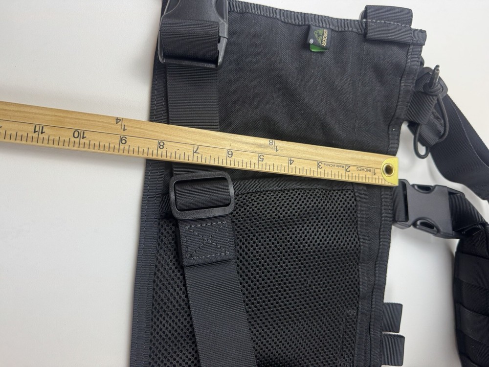 CONDOR Modular Chest Panel Tactical Harness Rig Vest Black