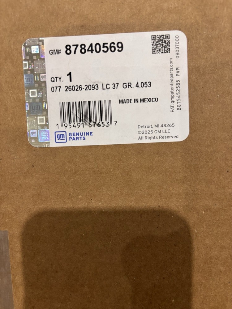 Genuine GM Transmission Range Control Module 87840569