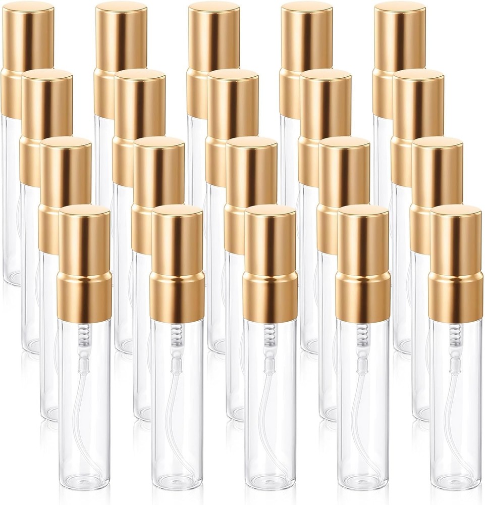 20 Pack 5ml Atomizer Glass Spray Bottles Mini Perfume...