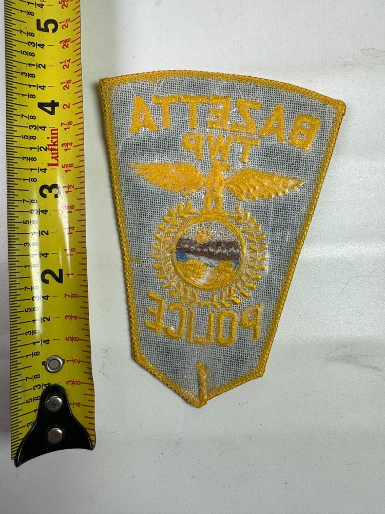 Bazetta Township Police Ohio OH Patch S2
