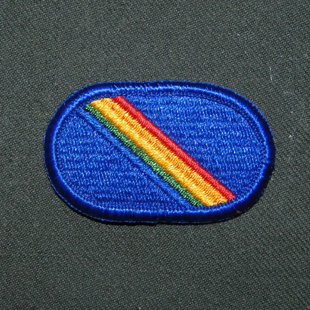 Original 1990s US Army 7th Special Operations Support Command Oval Wing Backing